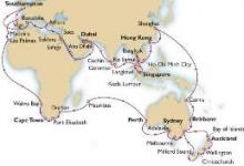 QM2, World Cruise 2013 Sector ex Sydney Return