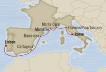 Nautica, Artistic Impressions ex Rome to Lisbon