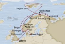 Nautica, Voyage of Midnight Sun ex Tilbury to Copenhagen