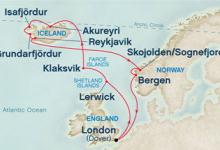 Ocean, Iceland and Norway ex Dover Return