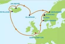 Eclipse, Iceland & Fjords Cruise ex Southampton Roundtrip