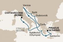 Noordam, Adriatic Explorer ex Rome to Athens