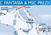 Fantasia & Preziosa, Grand Mediterranean ex Venice to Genoa
