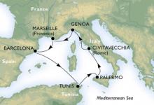 Splendida, Italy, France, Spain & Tunisia ex Rome