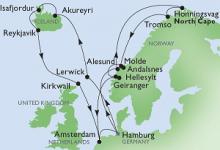 Magnifica, Iceland & North Cape ex Hamburg to Amsterdam