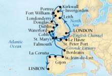 Pride, British Isles & Atlantic Harbors ex London to Lisbon