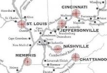 American Queen, Ohio & Tennessee Rivers ex Cincinnati to St Louis