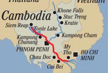 Mekong, Mekong Exploration Downstream ex Kampong Cham to My Tho