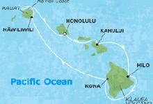 America,  Hawaii ex Honolulu Return
