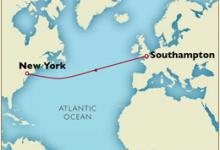 QM2, Roundtrip Transatlantic Crossing ex Southampton Roundtrip