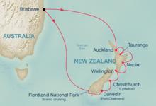 Sun, New Zealand Cruise ex Brisbane Roundtrip