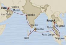 Nautica, Voyage of the Connoisseurs ex Bangkok to Dubai