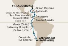 Veendam, South America ex Valparaiso to Ft Lauderdale