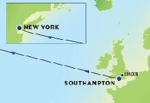 Breakaway, Transatlantic ex Southampton to New York