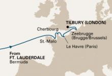 Prinsendam, Transatlantic ex Ft Lauderdale to Tilbury