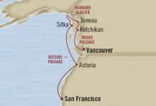 Regatta, Gateway to Alaska ex San Francisco to Vancouver