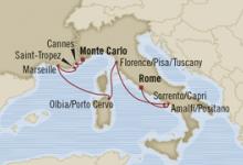Riviera, Mediterranean Grandeur ex Monte Carlo to Rome