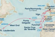 Crown, Canary Islands & Western Europe ex Southampton to Ft Lauderdale