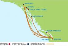 Solstice, Alaska Tracy Arm Fjord ex Seattle Return