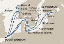 Ryndam, Baltic & Norwegian Fjords Collector ex Dover Return