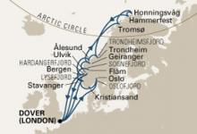 Ryndam, Midnight Sun & Norwegian Fjords ex Dover Return