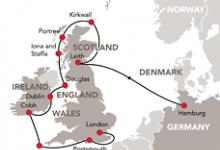 Fram, British Isles Explorer ex Greenwich to Hamburg