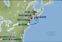 Brilliance, Canada/New England Cruise ex Boston Return